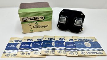 Vintage Sawyer's View-Master Stereoscope With 7 Reels In Original Box