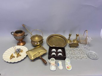 Lot Of Brass Objects And More