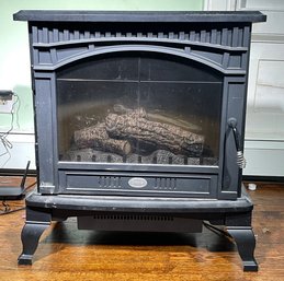 A Dimplex Electric Wood Stove Heater