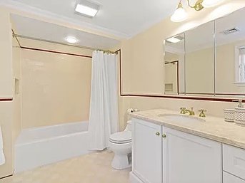 A Custom Vanity With A Stone Top