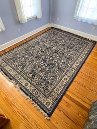 Large Area Rug In Blue - 10.5 X 7.5 Feet