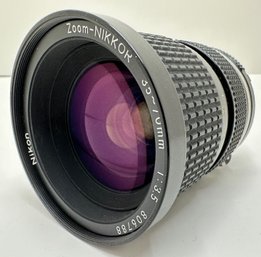 Nikon Zoom Wide Angle 35-70mm Manual Focus Lens