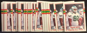 (37) 1989 Topps Reggie White Cards - K