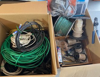 Two Boxes Of Communication Wiring