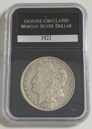 Genuine Circulated Morgan Silver Dollar 1921