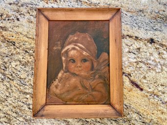Maud Tousey Fangel (American 1881-1968) Framed Baby Bonnet Print