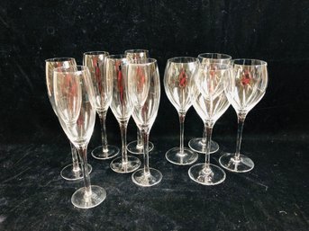Set Of Vintage Wine Glasses