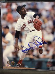 Dennis 'oil Can' Boyd Boston Red Sox Autographed Photo With COA - K