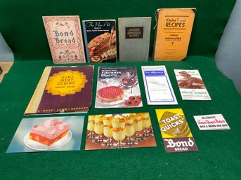 Vintage 1930s Cook Books, And Recipes, Menu From Old Heidelberg Restaurant New Haven, CT. Space Age Parfaits.