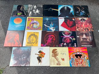 Lot Of 19 Records, Mostly Jimmy Hendrix