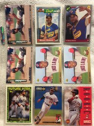 Lot Of 9 Manny Ramirez Rookie Cards - K