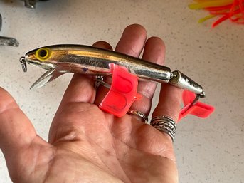 Vtg NOS Rapala Jointed Thunder Stick Fishing Lure