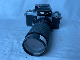 Nikon Camera With Extended Lens