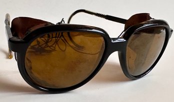 Vintage 1980s L. L. Bean Bolle Acrylex Ski Glacier Sunglasses Made In France In Original Case