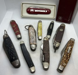 Vintage Pocket Knife Lot Of 10