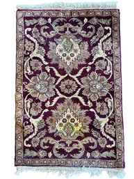 2' X3' Rug From India. (5)