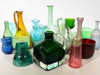 Vintage And Antique Colored Glass