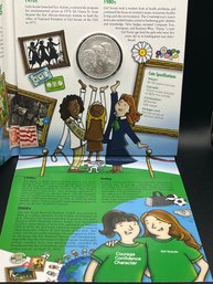 United States Mint Girl Scouts Of The USA Silver Commemorative Coin