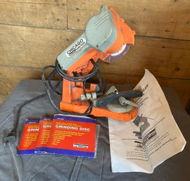 Electric Chainsaw Sharpener With Extra Grinding Discs