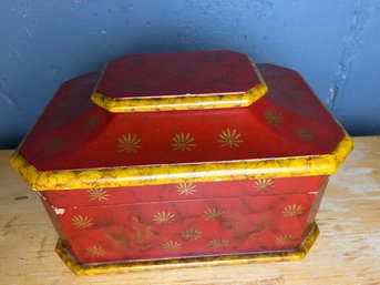 Decorative Red & Gold Box