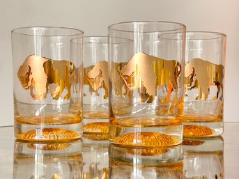 Vintage Bull Themed Tumblers