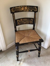 American Black And Gold Rush Side Chair