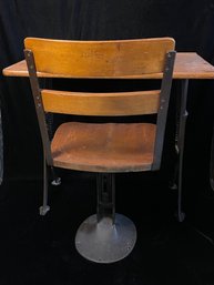 Vintage Chair And Desk Set