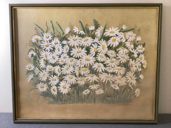 Rufina Sexton Framed Oil Painting Of Daisies