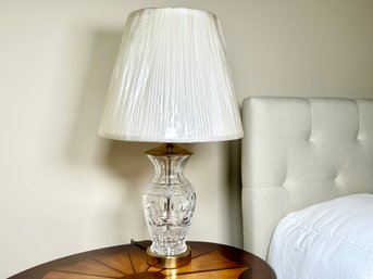 A Beautiful Waterford Crystal Lamp