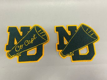 Pair Of Notre Dame Patches