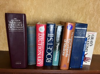 Nine Piece Dictionary And Reference Book Set