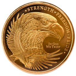 Golden State Mint Eagle Copper Coin (One Ounce .999 Fine Copper)