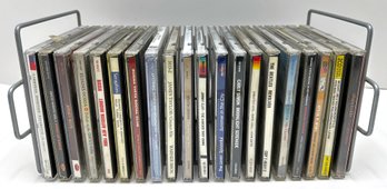 20 Music CDs In Holder: James Taylor, Carly Simon, Beatles, Buena Vista Social Club & More