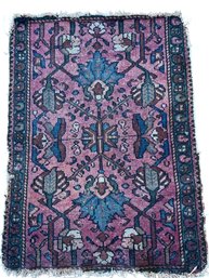 Antique / Vintage Persian Hamadan Rug. 2'2'X 2'11' (16)