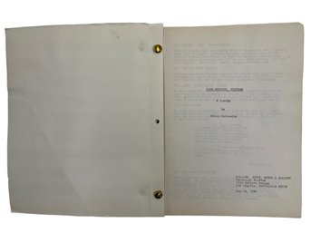 RARE! 1986 Good Morning, Vietnam Script. Award Winning 1987 Film Starring Robin Williams & Forest Whitaker