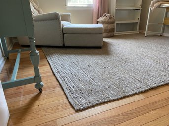 Pottery Barn - 8x10 Heather Chenile Jute Rug