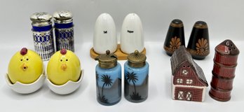 6 Sets Vintage Salt & Peppers Shakers