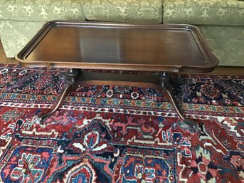 Claw Foot Wooden Coffee Table