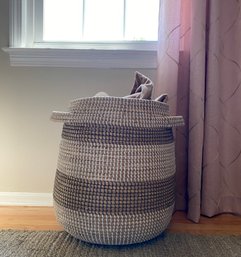 Beautifully Woven Mojave Style Blanket Basket