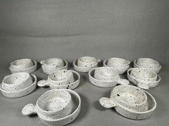 Eleven Robert Weiss Ceramics Soup & Cracker Pottery Bowls