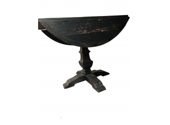 Black Drop Leaf Table