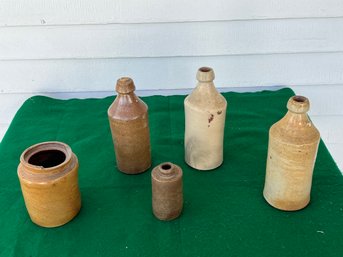 5 Pieces Of Stoneware