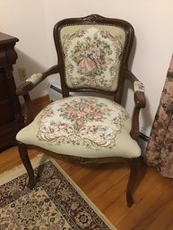 Floral Side Chair