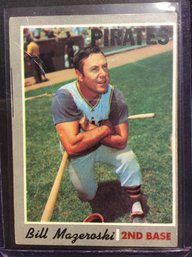 1970 Topps Bill Mazeroski - K