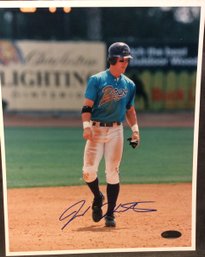 Josh Hamilton Minor League Autographed Photo - K