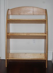 Maple Three - Shelf Slanted Bookshelf By Levenger Furniture Co.