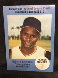 1968 Atlantic Oil Roberto Clemente - K