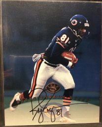 1997 Leaf Bobby Engram Chicago Bears Autographed Jumbo Card - K