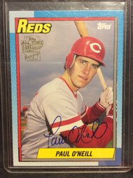 2004 Topps All Time Fan Favorites Paul O'Neill Autographed Card - K