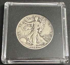 1942 Walking Liberty Silver Half Dollar